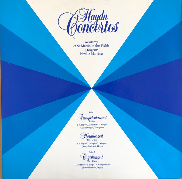 Joseph Haydn, Sir Neville Marriner, The Academy Of St. Martin-in-the-Fields, Alan Stringer, Barry Tuckwell, Simon Preston-1