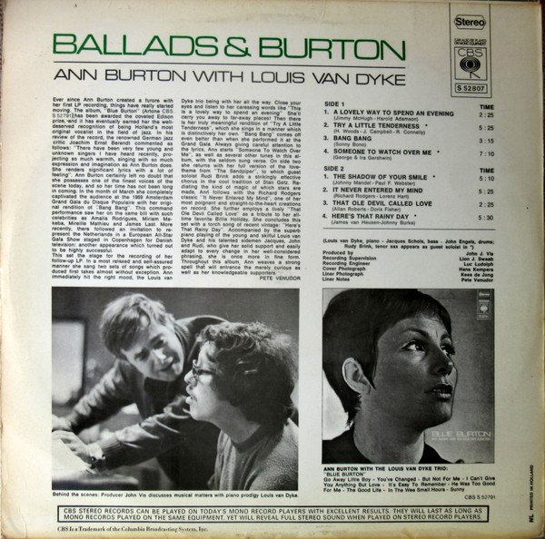 Ann Burton With Louis van Dijk-1