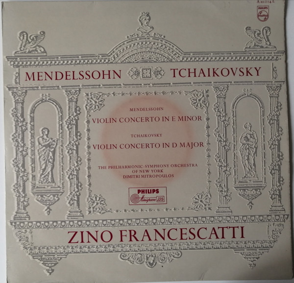 Felix Mendelssohn-Bartholdy / Pyotr Ilyich Tchaikovsky, Zino Francescatti With Philharmonic-Symphony Orchestra Of New York, Dimitri Mitropoulos-0