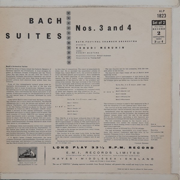 Johann Sebastian Bach - Yehudi Menuhin, Bath Festival Chamber Orchestra-1