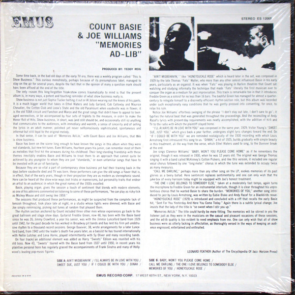 Joe Williams / Count Basie-1