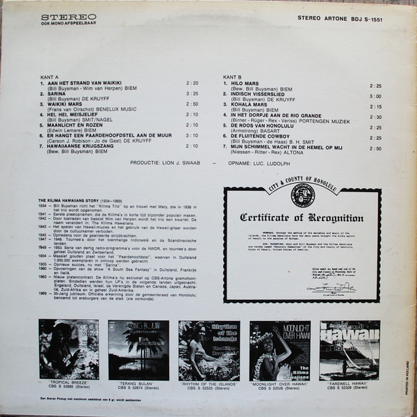 De Kilima Hawaiians-1