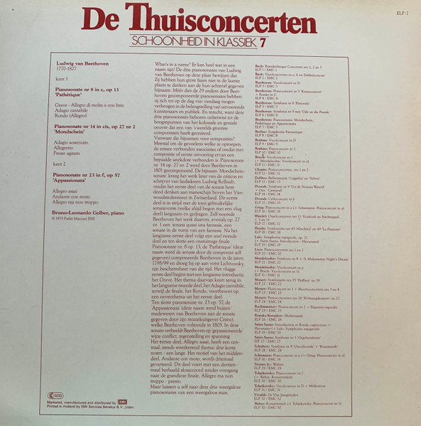 Ludwig van Beethoven, Bruno Leonardo Gelber-1