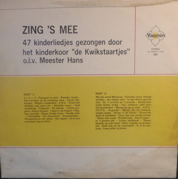 Kinderkoor De Kwikstaartjes O.l.v. Meester Hans-1