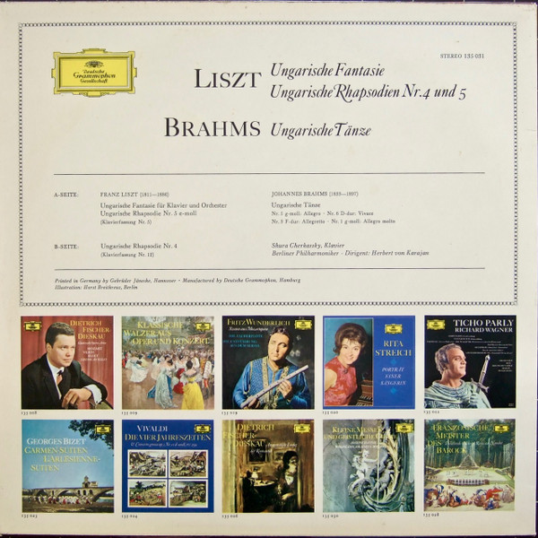 Franz Liszt / Johannes Brahms : Shura Cherkassky · Berliner Philharmoniker · Herbert von Karajan-1