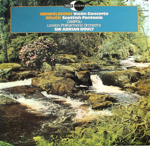 Felix Mendelssohn-Bartholdy / Max Bruch, Alfredo Campoli, London Philharmonic Orchestra, Sir Adrian Boult-0