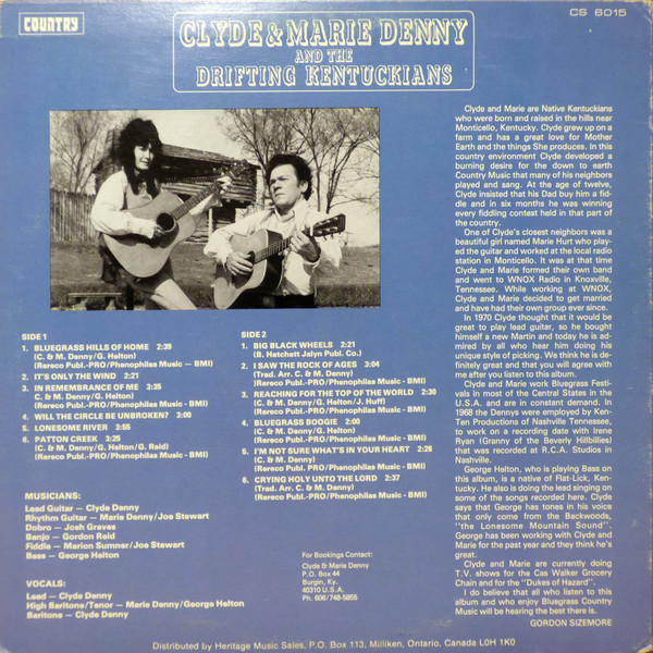 Clyde & Marie Denny and the Drifting Kentuckians-1