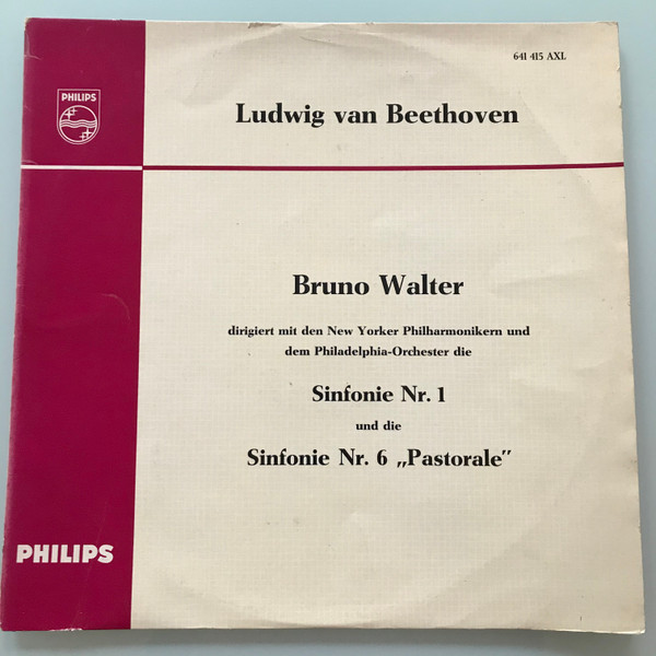 Ludwig van Beethoven, Bruno Walter Dirigiert Mit Den New York Philharmonic Und Dem The Philadelphia Orchestra-0