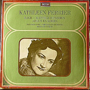 Johann Sebastian Bach - Kathleen Ferrier, The Jacques Orchestra, Reginald Jacques, The Bach Choir-0