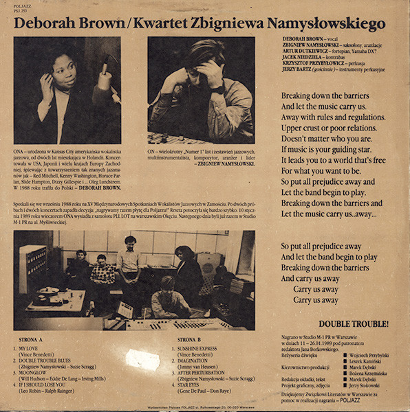 Deborah Brown / Zbigniew Namysłowski Quartet-1