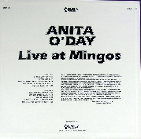 Anita O'Day With John Poole Trio Featuring Norman Simmons-1