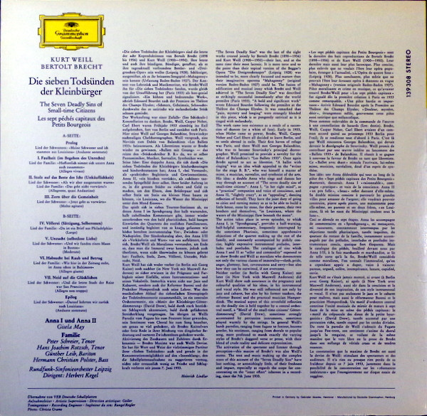 Bertolt Brecht & Kurt Weill - Gisela May-1