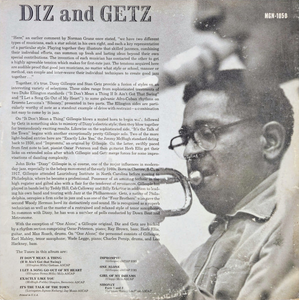 Dizzy Gillespie And Stan Getz-1