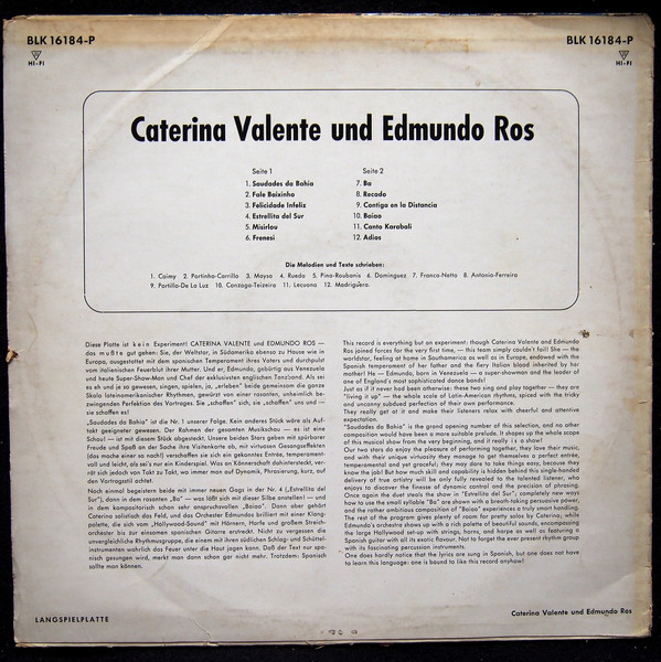 Caterina Valente Und Edmundo Ros-1