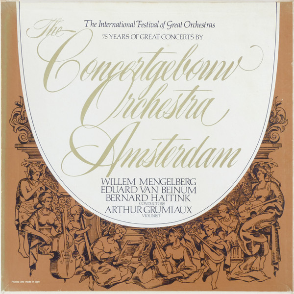 Concertgebouworkest, Willem Mengelberg, Eduard van Beinum, Bernard Haitink, Arthur Grumiaux-0