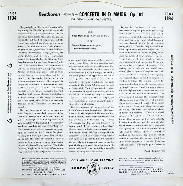 David Oistrach / Sixten Ehrling / The Stockholm Festival Orchestra-1