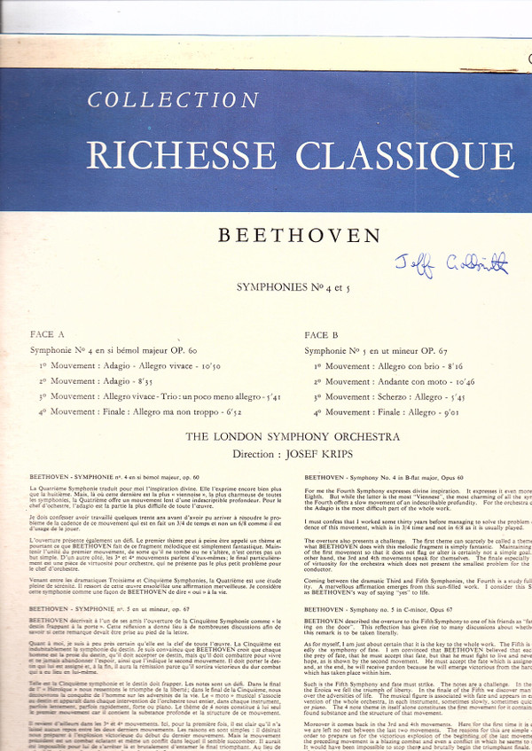 Ludwig van Beethoven - London Symphony Orchestra, Josef Krips-1