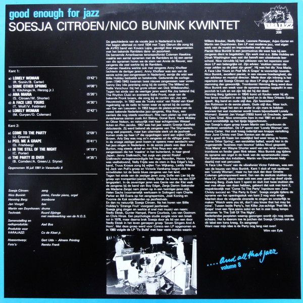 Soesja Citroen Met Het Nico Bunink Kwintet-1