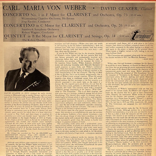 Carl Maria von Weber / David Glazer-1