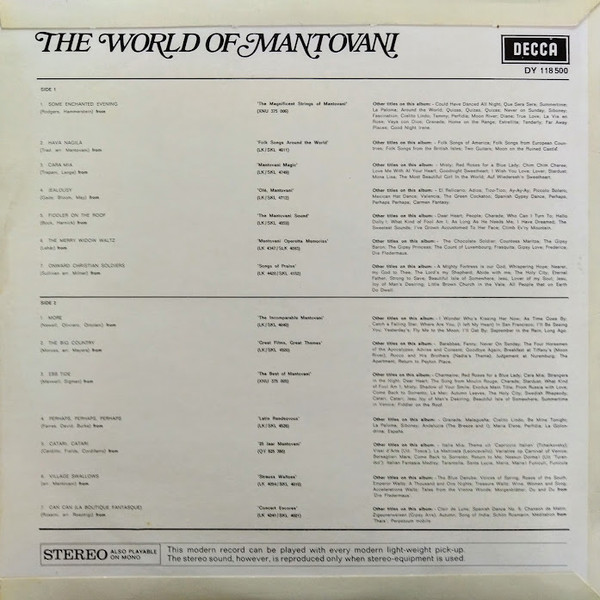 Mantovani And His Orchestra-1