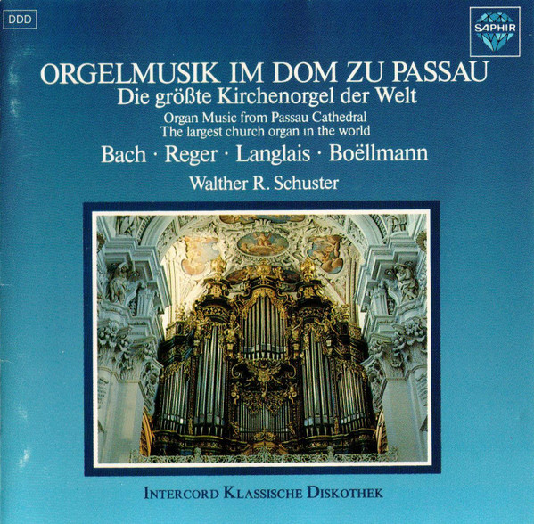 Johann Sebastian Bach • Max Reger • Jean Langlais • Léon Boëllmann - Walther R. Schuster-0