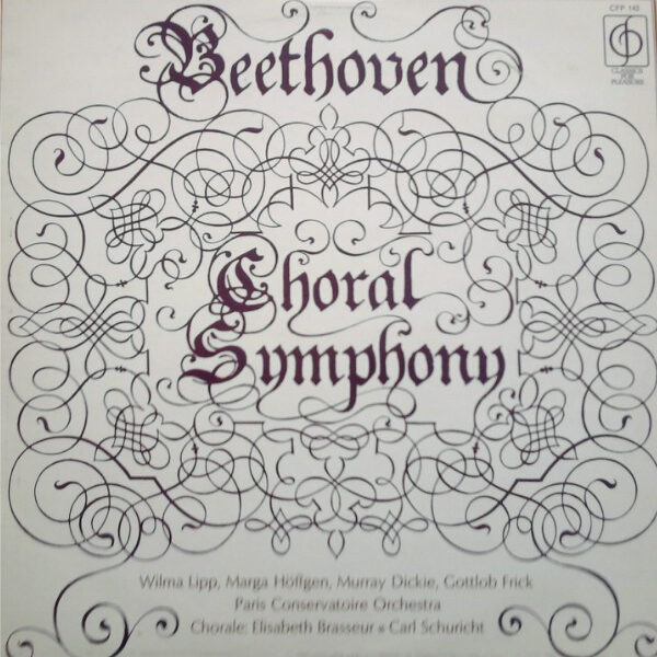 Ludwig Van Beethoven - Orchestre De La Société Des Concerts Du Conservatoire Conducted By Carl Schuricht-0