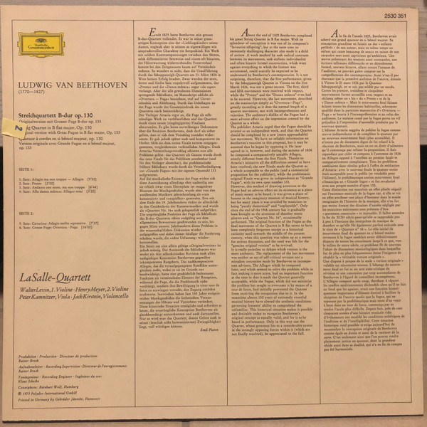 Ludwig van Beethoven - Lasalle Quartet-1