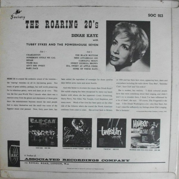 Dinah Kaye With Tubby Sykes And The Powerhouse Seven-1