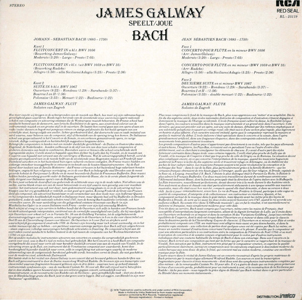 Johann Sebastian Bach / James Galway, Zagrebački Solisti, Zagrebački Solisti-1