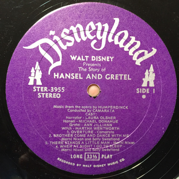 Engelbert Humperdinck (2) / Marni Nixon, Sally Sweetland, Kathleen De Spain / Tutti Camarata-1