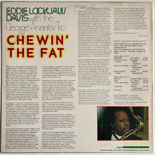Eddie "Lockjaw" Davis With Georges Arvanitas Trio-1