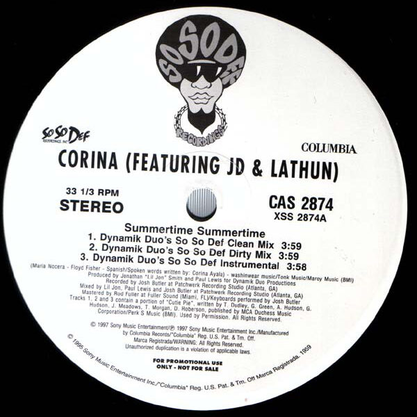 Corina Featuring Jermaine Dupri & Lathun & Big Ace-0