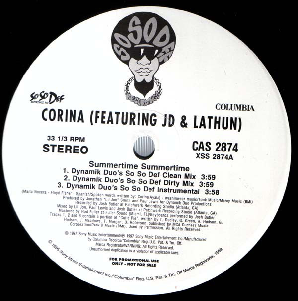 Corina Featuring Jermaine Dupri & Lathun & Big Ace-0