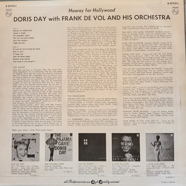 Doris Day With Frank De Vol And His Orchestra-1
