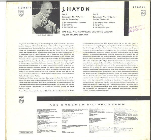 Joseph Haydn, Royal Philharmonic Orchestra, Sir Thomas Beecham-1