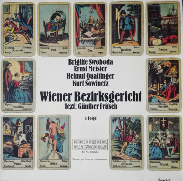 Brigitte Swoboda, Ernst Meister (2), Helmut Qualtinger, Kurt Sowinetz ; Text: Günther Fritsch-0