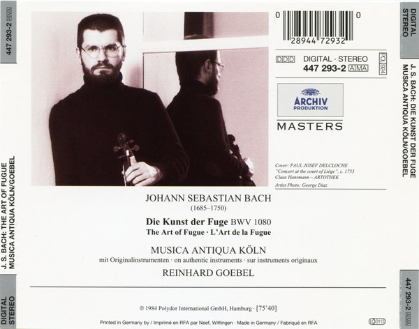 Johann Sebastian Bach - Musica Antiqua Köln, Reinhard Goebel-1