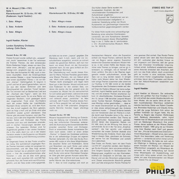 Ingrid Haebler, Wolfgang Amadeus Mozart, London Symphony Orchestra, Sir Colin Davis-1