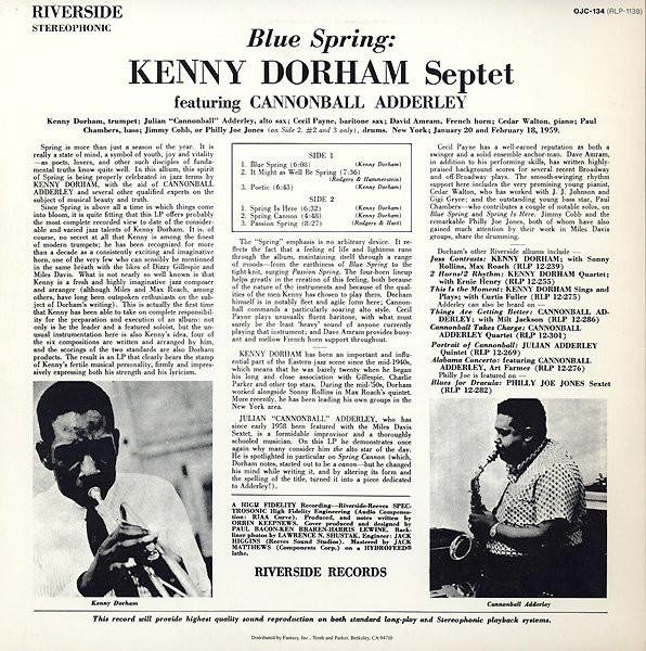 Kenny Dorham Septet Featuring Cannonball Adderley-1