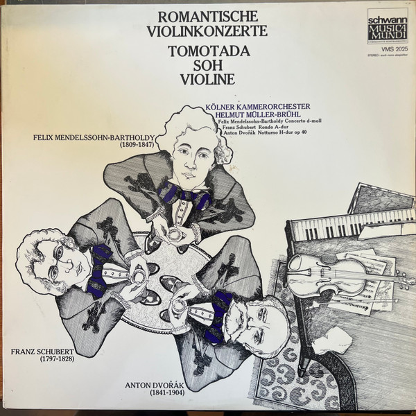 Felix Mendelssohn-Bartholdy / Franz Schubert - Tomotada Soh, Antonín Dvořák, Kölner Kammerorchester, Helmut Müller-Brühl-0