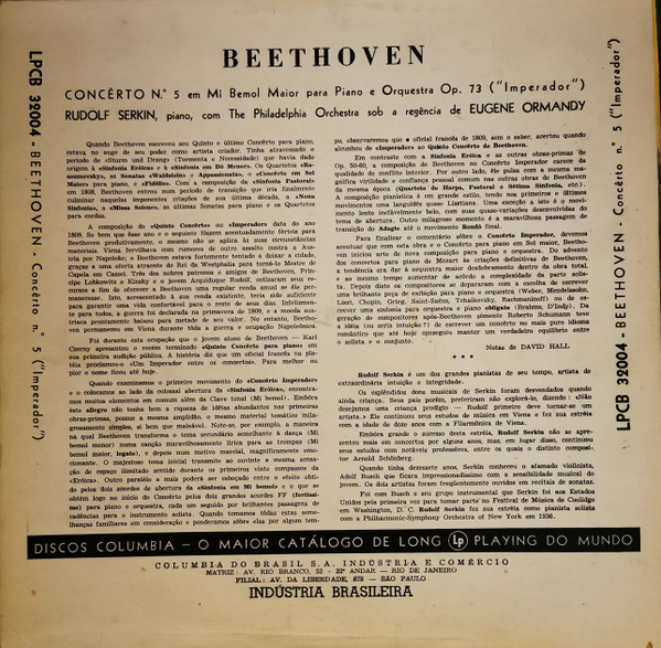 Ludwig Van Beethoven - Rudolf Serkin, The Philadelphia Orchestra, Eugene Ormandy-1