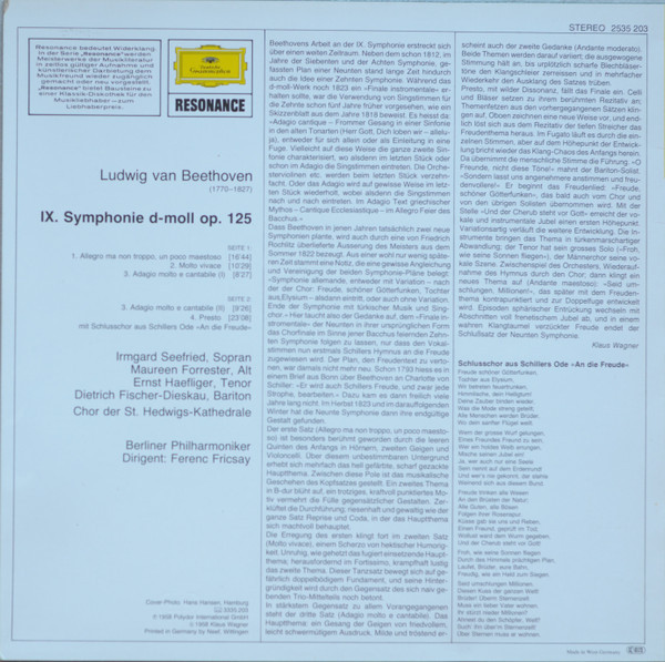 Ludwig van Beethoven, Berliner Philharmoniker, Ferenc Fricsay-1