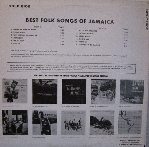 Frats Quintet Of Jamaica-1