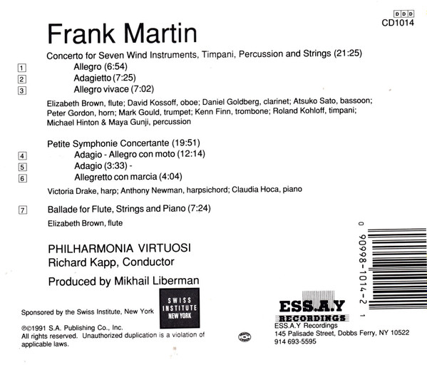 Frank Martin (3), Philharmonia Virtuosi, Richard Kapp-1