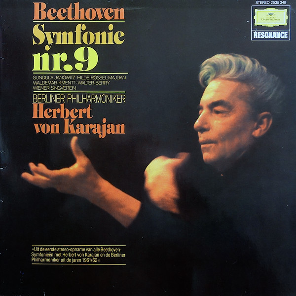 Ludwig van Beethoven — Gundula Janowitz · Hilde Rössel-Majdan · Waldemar Kmentt · Walter Berry · Wiener Singverein — Berliner Philharmoniker - Herbert von Karajan-0