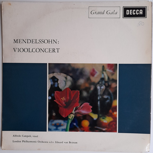 Felix Mendelssohn-Bartholdy, Alfredo Campoli, London Philharmonic Orchestra O.l.v: Eduard van Beinum-0