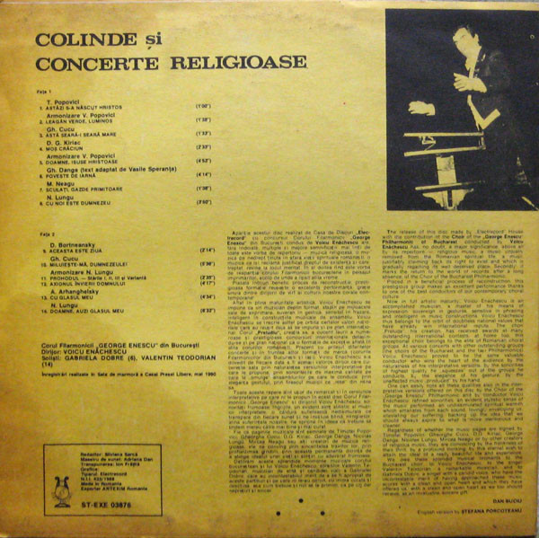 Corul Filarmonicii „George Enescu” dirijor Voicu Enăchescu-1