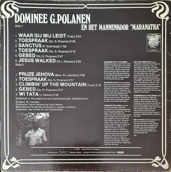 Dominee G. Polanen En Het Mannenkoor Maranatha-1
