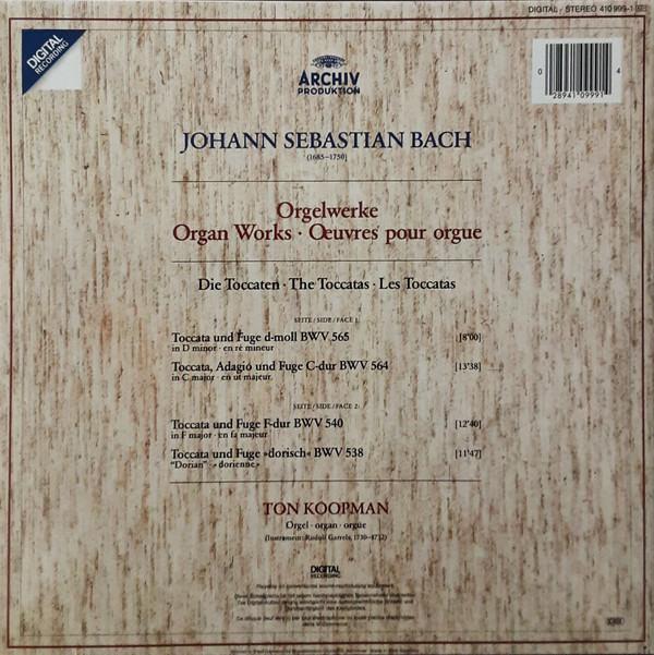 Johann Sebastian Bach - Ton Koopman-1