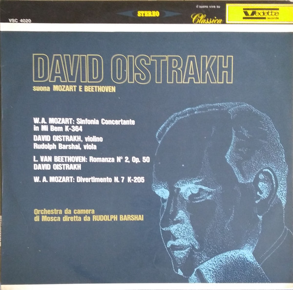 David Oistrach And Moscow Chamber Orchestra, Wolfgang Amadeus Mozart, Ludwig van Beethoven-0